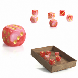 Die D6 1.6 cm RPG Bacon...