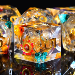 RPG Dice Midas Flowers Set...