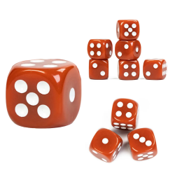 Die D6 1.6 cm RPG Brown...