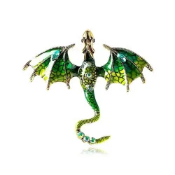 Metal RPG Pin DND - Emerald...