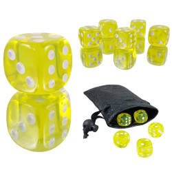 Die D6 1.6 cm RPG Yellow...