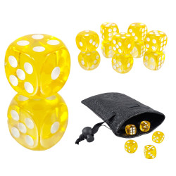 Die D6 1.6 cm RPG Magic Ray...