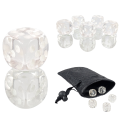 Die D6 1.6 cm RPG Silver...