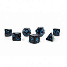 RPG Dice Dark Black-Blue...