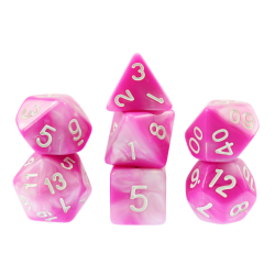 RPG Dice Blush Elf Set of 7...