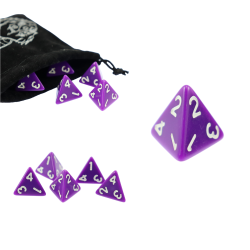 RPG Dice Purple Four-Sided...