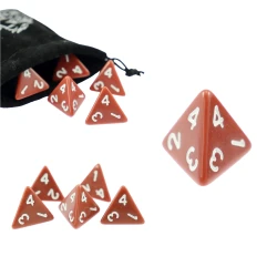 RPG Die Brown Four-Sided...