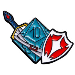 Metal RPG DND Pin - Paladin...