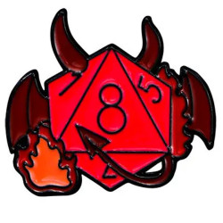 Metal RPG DND Pin -...