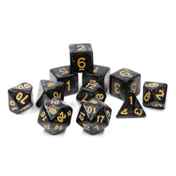 RPG Dice Liquid Gold Set of...