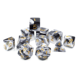 RPG Dice Marble of War Set...