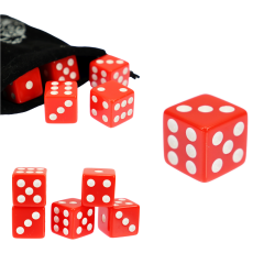 RPG Dice Red Six-Sided Die...