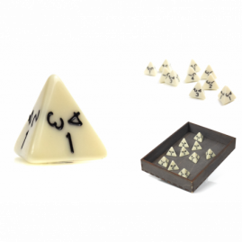 RPG Dice Beige Four-Sided...