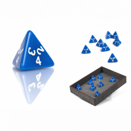 RPG Dice Blue Four-Sided...