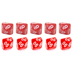 Set of 10 Ten-Sided Dice...
