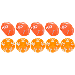 Set of 10 Ten-Sided Dice...
