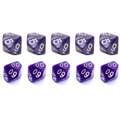 Set of 10 Ten-Sided Dice...