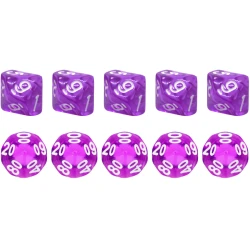 Set of 10 Ten-Sided Dice...