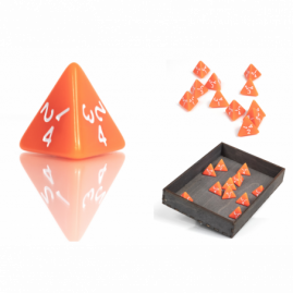 RPG Dice Orange Four Sided...