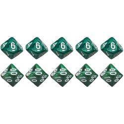 Set of 10 Ten-Sided Dice...