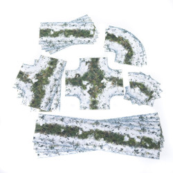 SET OF 2D ROADS - WINTER...