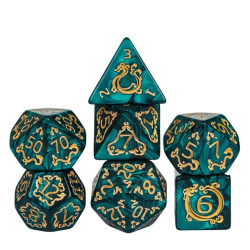 RPG Dice Dragon Glade Set...