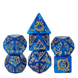 RPG Dice Dragon Lake Set 7...