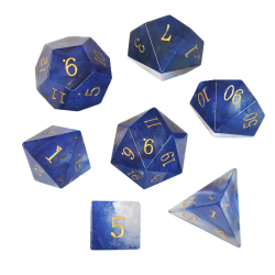 RPG Dice Frosty Unakite Set...