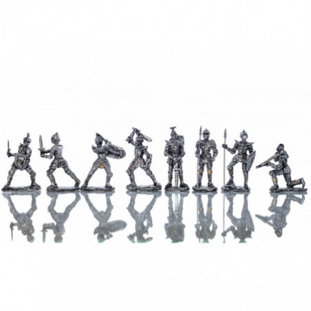 Set of 8 Metal RPG DnD...