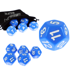 RPG Dice Blue Twelve Sided...