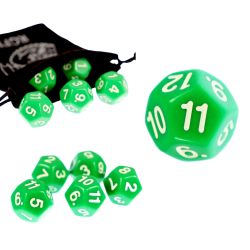RPG Dice Green Twelve-Sided...