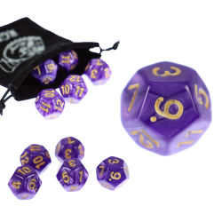 RPG Dice Evening Sky...