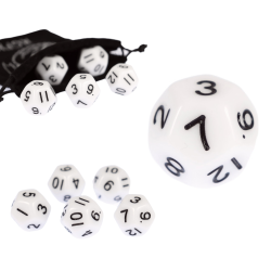 RPG Die White Twelve Sided...