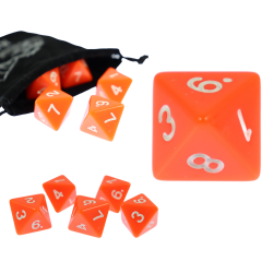 RPG Dice Orange Die...