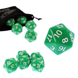 RPG Dice Green Twenty Sided...