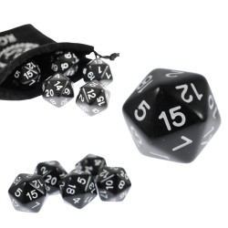 RPG Die Black Twenty-sided...