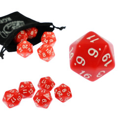 RPG Die Red Twenty Sided...