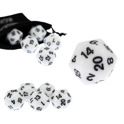 RPG Die White Twenty Sided...