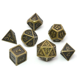 RPG Dice Golden Dwarven...