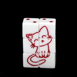 RPG Dice White Kitten Set...