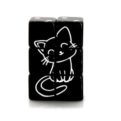 RPG Dice Black Cat Set of 6...