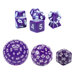 RPG Dice Purple Set 10 Dice...