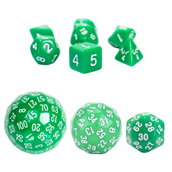RPG Dice Green Set 10 Dice...
