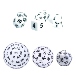 RPG Dice White Set 10 Dice...