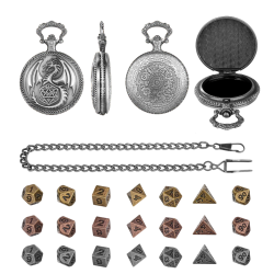 Metal Pocket Watch Box for...