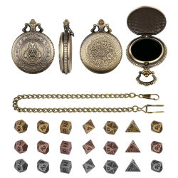 Metal Pocket Watch Box for...