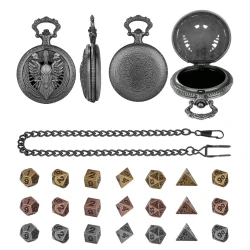 Metal Pocket Watch Box for...