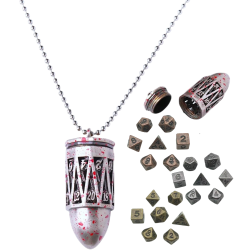 Metal Necklace Bullet Box...