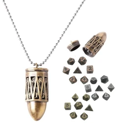 Metal Necklace Bullet Box...