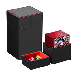 LEATHER DECK BOX FOR CARDS...